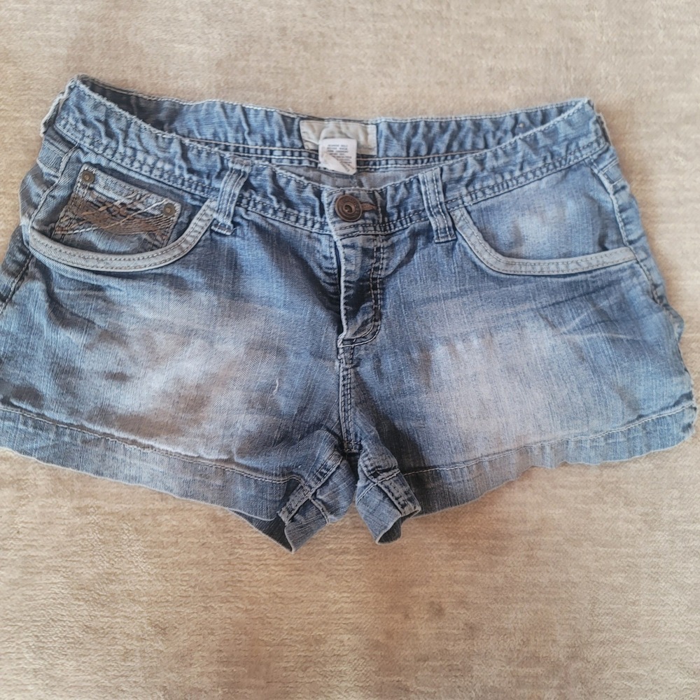 Maurices Light Blue Denim Jean Shorts
